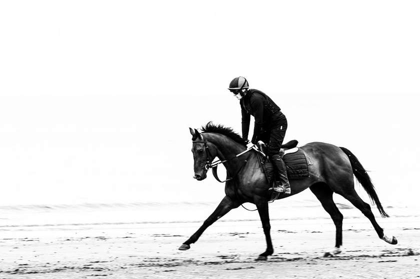 Out on the sand
