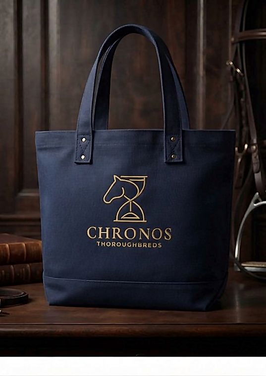 Chronos Thoroughbreds Canvas Tote Bag